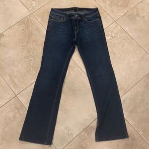 Boot cut style jeans